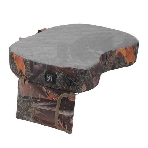 (Leaf)Portable Heating Cushion 3 Gears Soft Camouflage Outdoor Heated Seat WT - Imagen 3 de 24