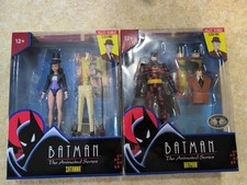 McFarlane Toys DC Batman The Animated Series BATMAN & Zatanna w  BAF Clock King