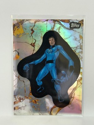 2025 Topps Marvel Comic Book Heroes 1975 Mister Fantastic Refractor #81