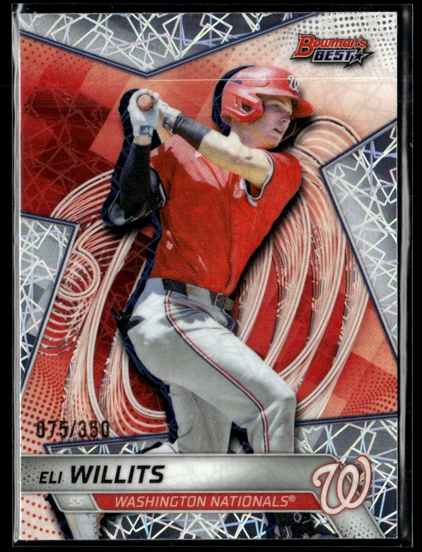 2025 Bowman's Best #TP-20 Eli Willits Lazer Refractors /350