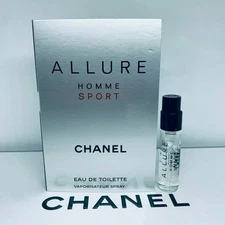 CHANEL Allure Homme Sport EDT Sample Size Spray 2ml/0.06oz - 100% Authentic