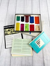 Vintage Cuisenaire Rods Math Manipulative Set 1977 Kunz Rods Booklets Cards