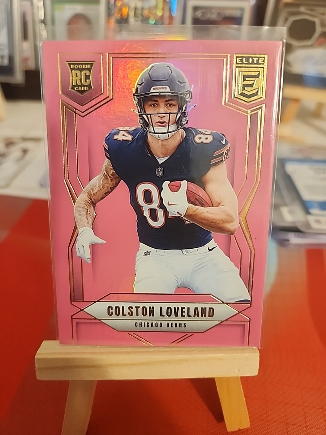 2025 Panini Donruss Elite - Rookies Colston Loveland #109 Pink Ink (RC)