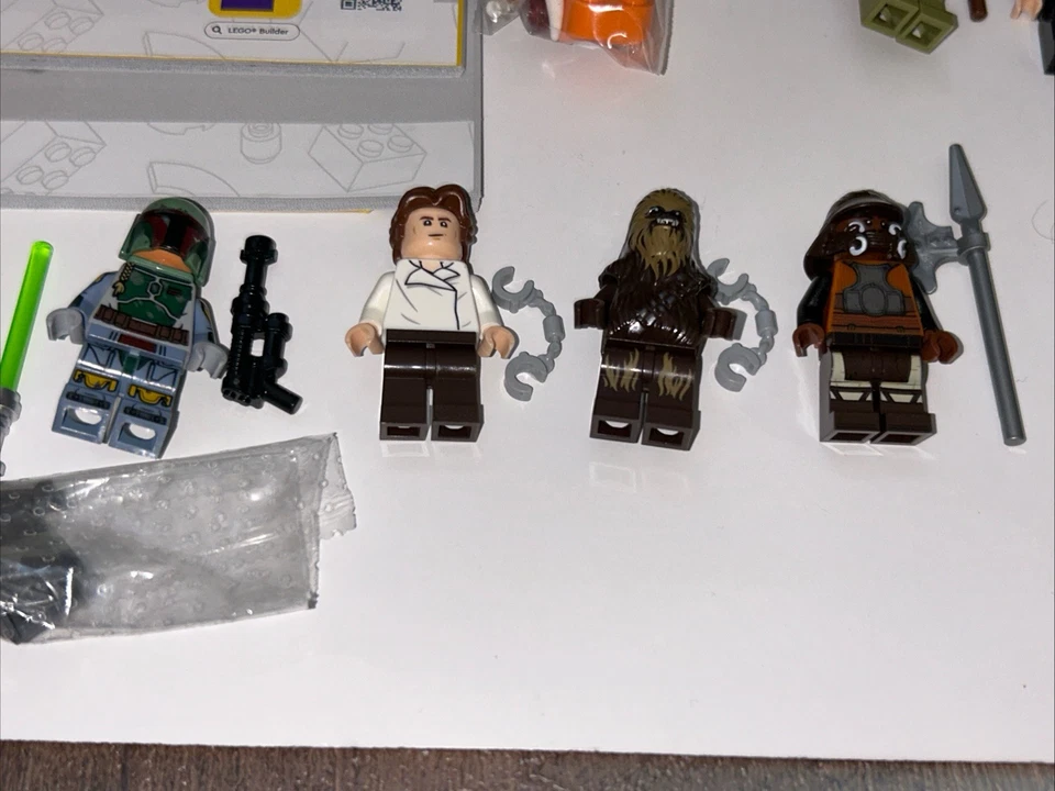 LEGO Star Wars Jabba's Palace 9516, 9496, 75005, 75396. Minifigures, Manuals - Image 4 of 4