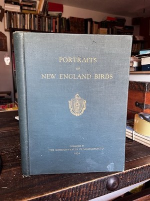 1932 Portraits of New England Birds Lavish Ornithology Bird Art Book