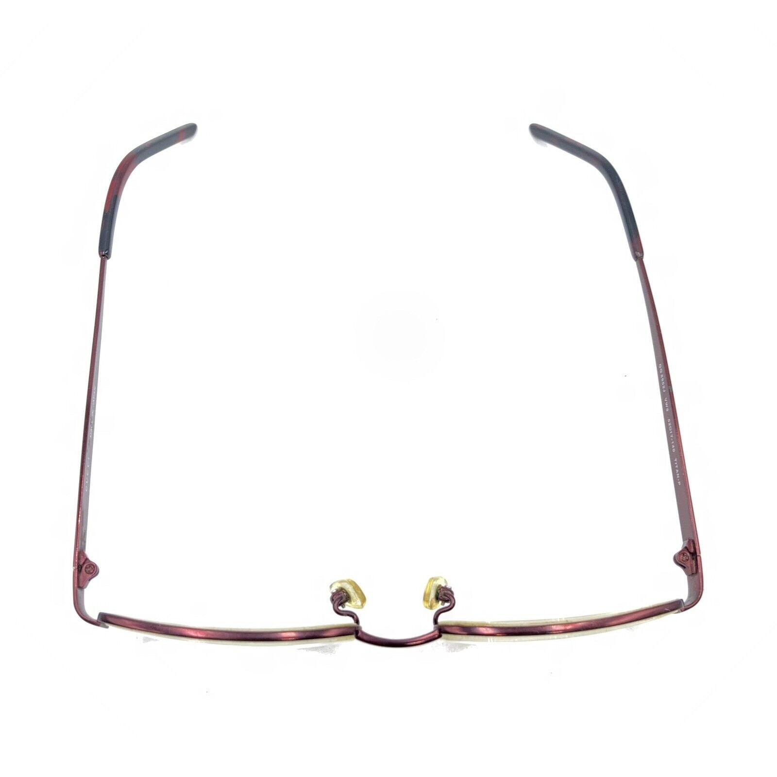 Gucci GG8552J VW3 Titan Dark Red Burgundy Half Eyeglasses Frames 52-17 140 Japan thumbnail 3