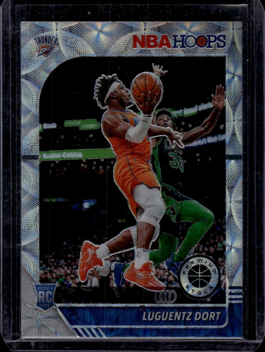 2019-20 Hoops Premium Stock Silver Scope #213 Luguentz Dort Thunder Rookie