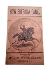 Civil War How Sheridan Came Booklet Butts Phillips Washington DC