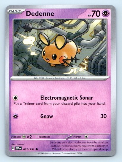 Dedenne 087/191 ~ Common English Near Mint
