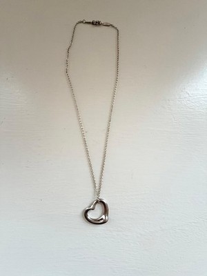 Tiffany & Co. Elsa Peretti Open Heart Necklace – Sterling Silver w