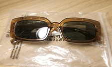 Le Specs Dynamite Tobacco/Green Rectangle Lsp2352261 Sunglasses 52-22-145