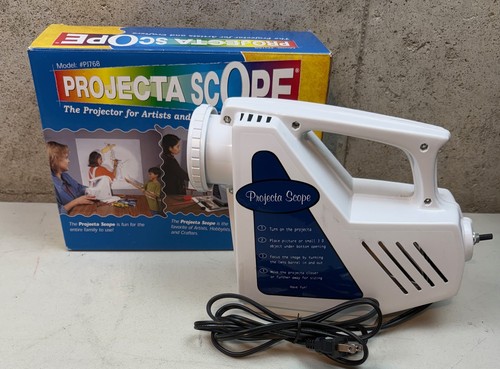 PROJECTA SCOPE PJ768 White Apco Enlargement Tracer Art Projector w/ Box