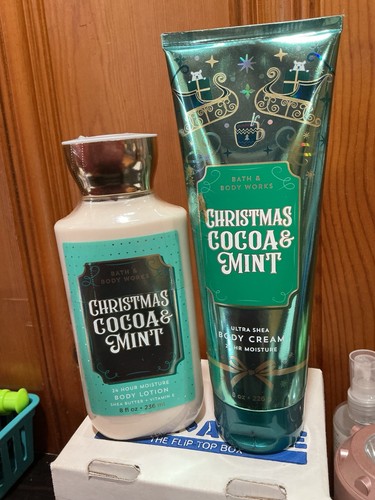 Christmas Cocoa & Mint Ultra Shea Körpercreme und Lotion Bath & Body Works