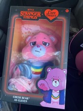 Netflix - Care Bears x Stranger Things - Cheer Bear As Eleven 12 Inch Plush