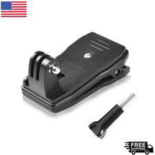 360 Rotary Backpack Hat Mounts Clip Fast Clamp Mount for GoPro Hero 2 3 3 4