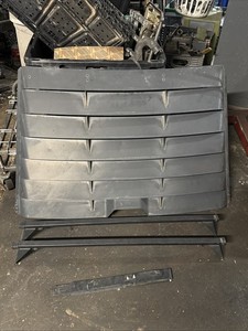 1989 Saab 9000 rear window louvers and ski racks