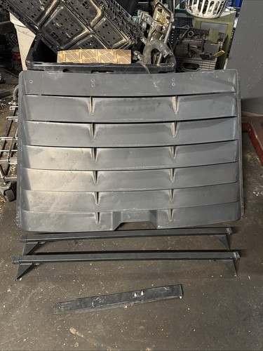 1989 Saab 9000 rear window louvers and ski racks