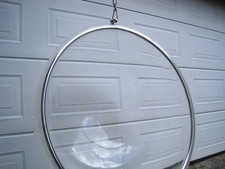 Retro Clear Acrylic Hanging Bubble Chair - Copy of Iconic 1960s Aarnio Design