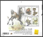 Belgium 2006 Fauna Domestic Animals Pet Cat Dog Foal compl MS MNH