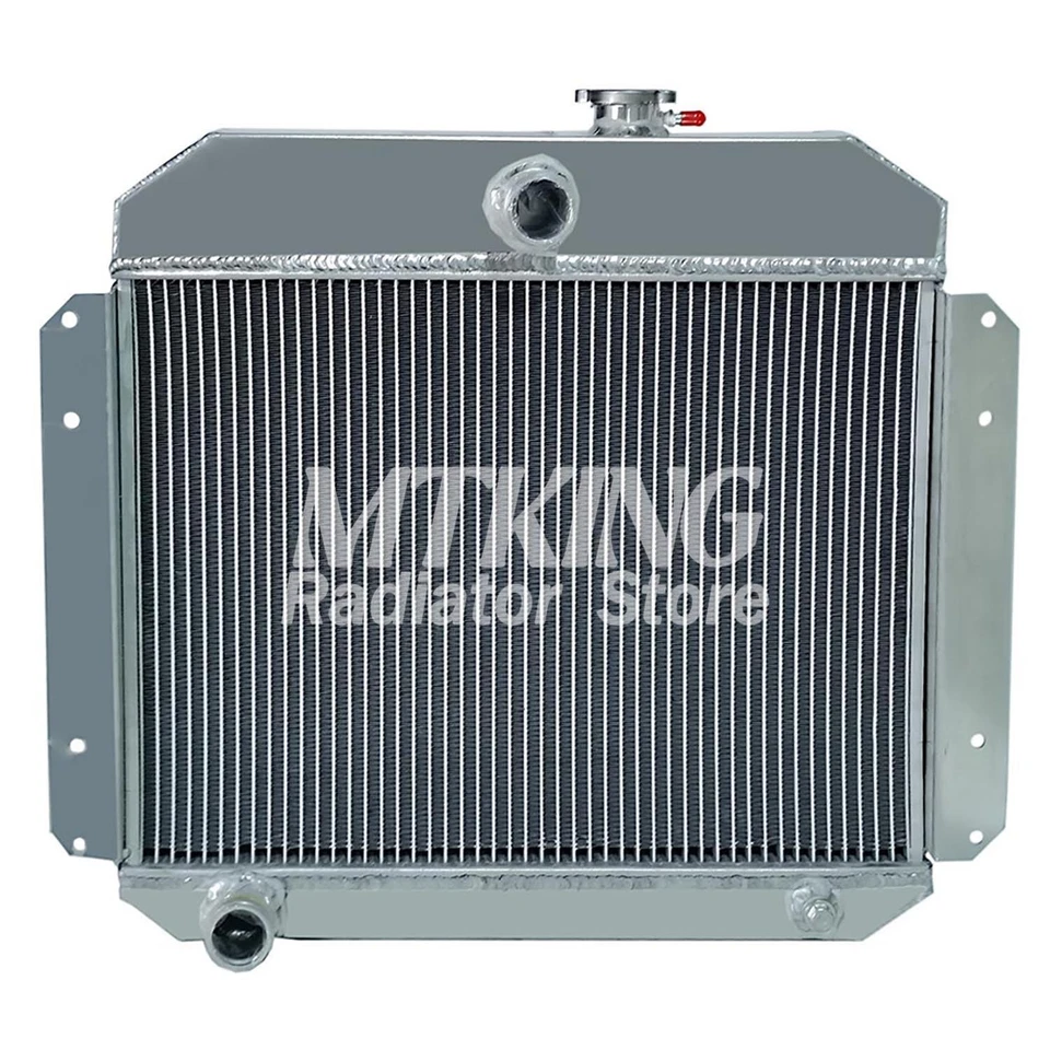 Алюминиевый радиатор для 1951 1952 1953 Willys Aero универсал 2,6 л L6 2,2 л L4 - Изображение 2 из 4