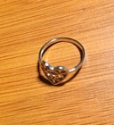 Vintage clip on earrings. heart shaped plus ring heart shaped. — photo 4