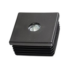 THREADED TUBE INSERTS  FOR SQUARE TUBE VARIOUS SIZES 4 PACK