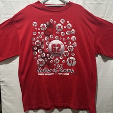 Vintage STARTER 1998 McGwire Sultan of Swing T-Shirt L Home Run Record '90s MLB