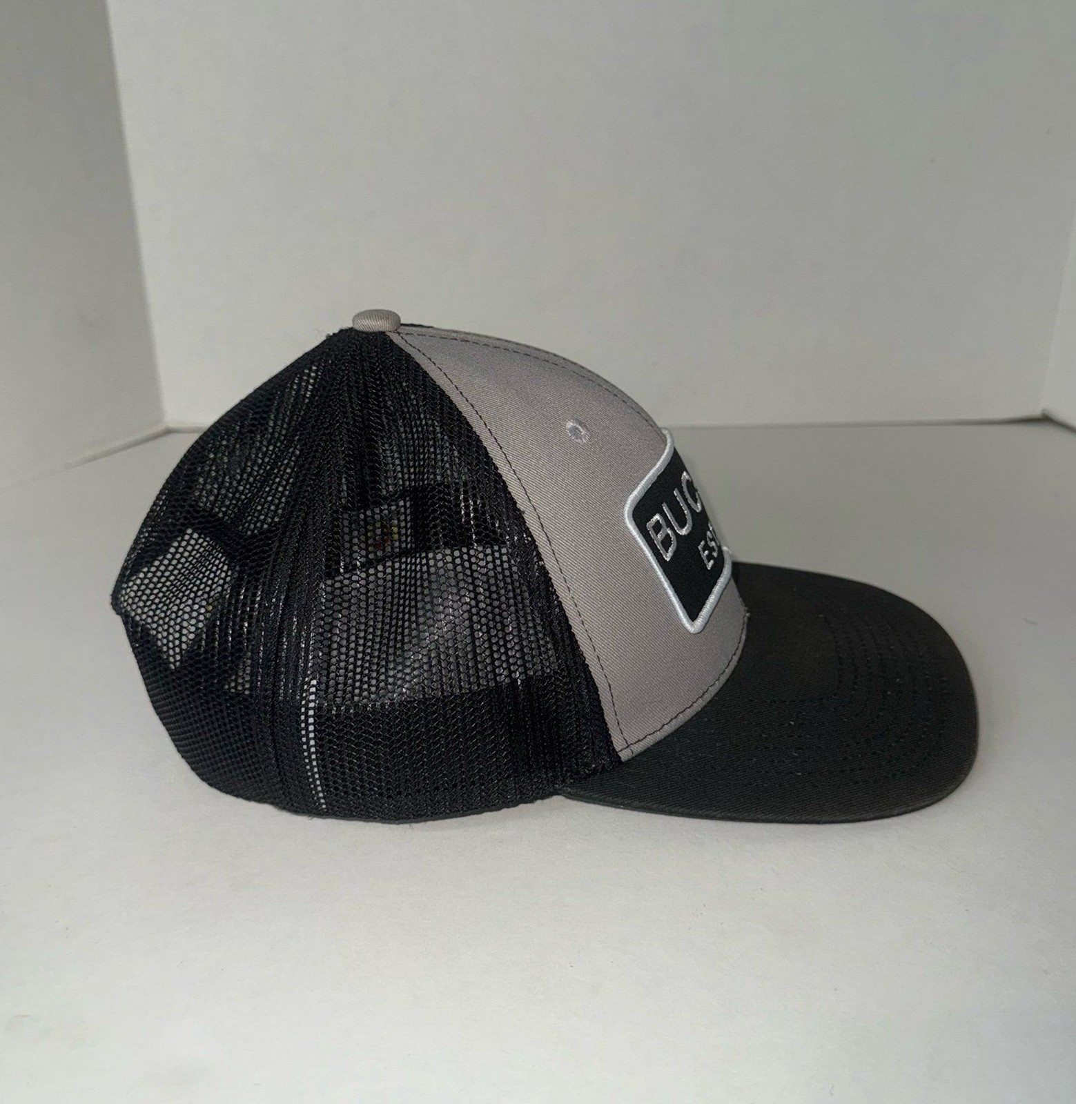 Bucees Black Cap Buc-ees Patch Adjustable Mesh Sn… - image 8