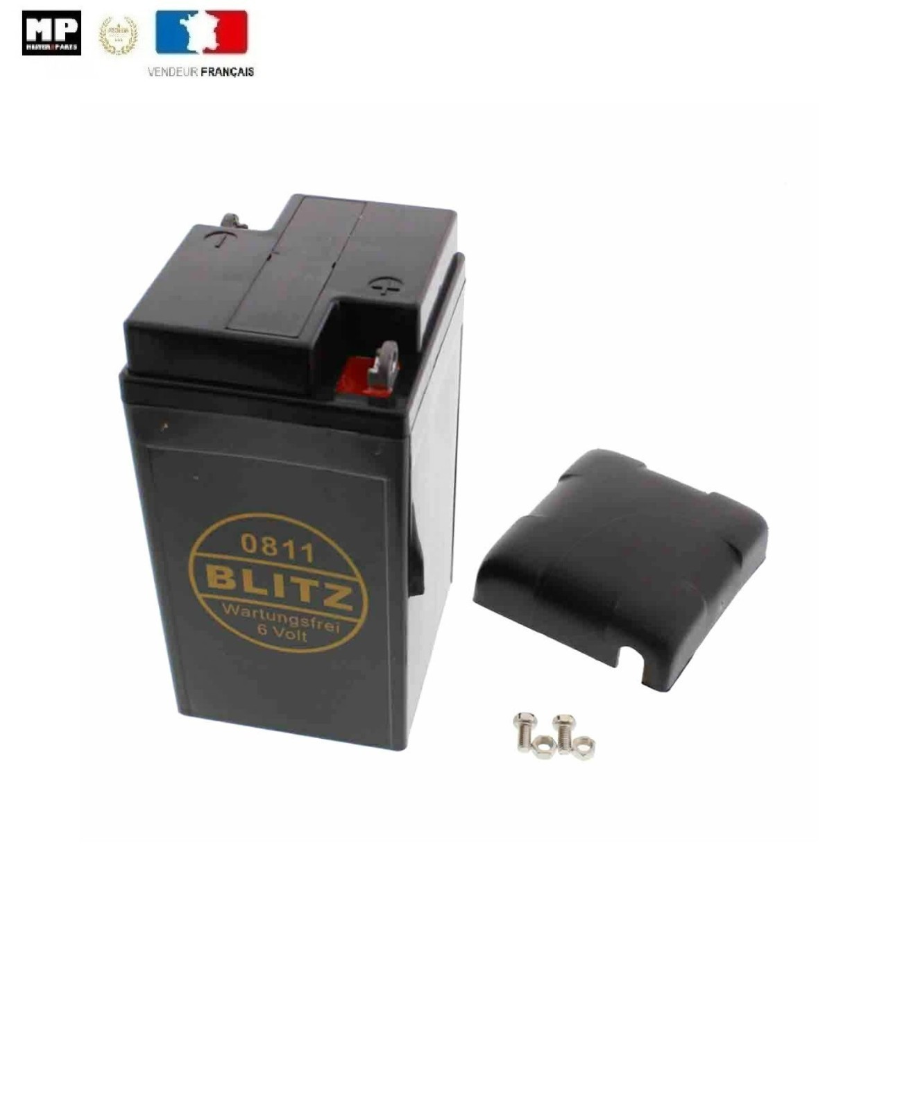 Batterie 6V 12Ah anti fuite d'acide pour restaurer une Vespa VL 150 1955