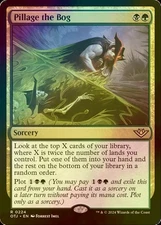MTG Pillage the Bog English OTJ FOIL