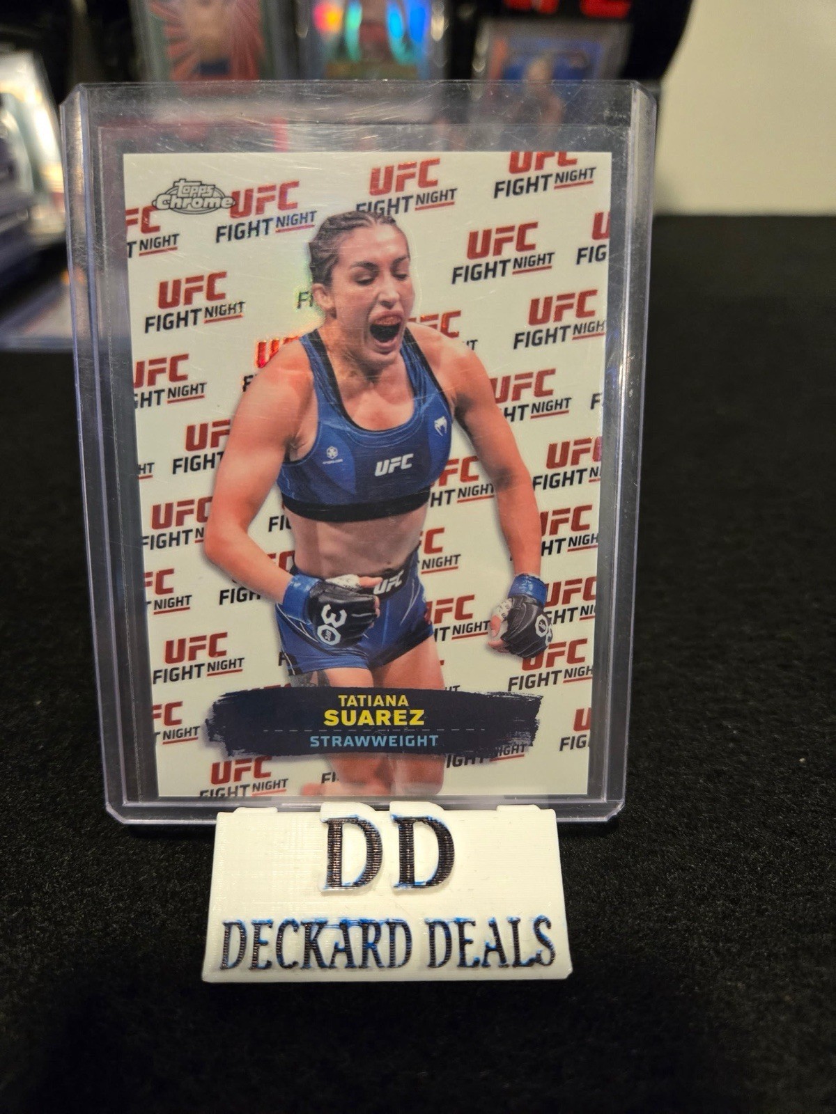 2024 Tatiana Suarez Topps Chrome Fight Night ssp #ufn-13