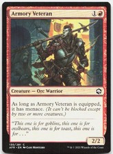 Armory Veteran 130 NM Adventures in the Forgotten Realms Magic: The Gathering
