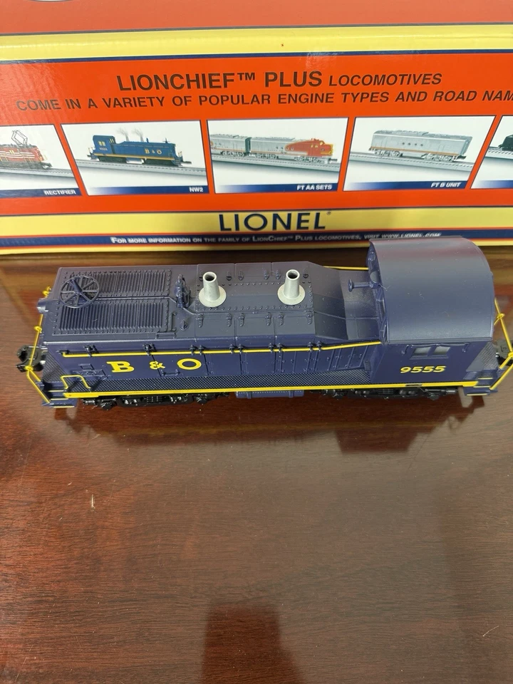 Lionel B&O NW2 #9555 Locomotive Boxed Lion Chief Plus - Image 3 of 4