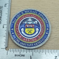 Colorado National Guard Award of Excellence Challenge Coin