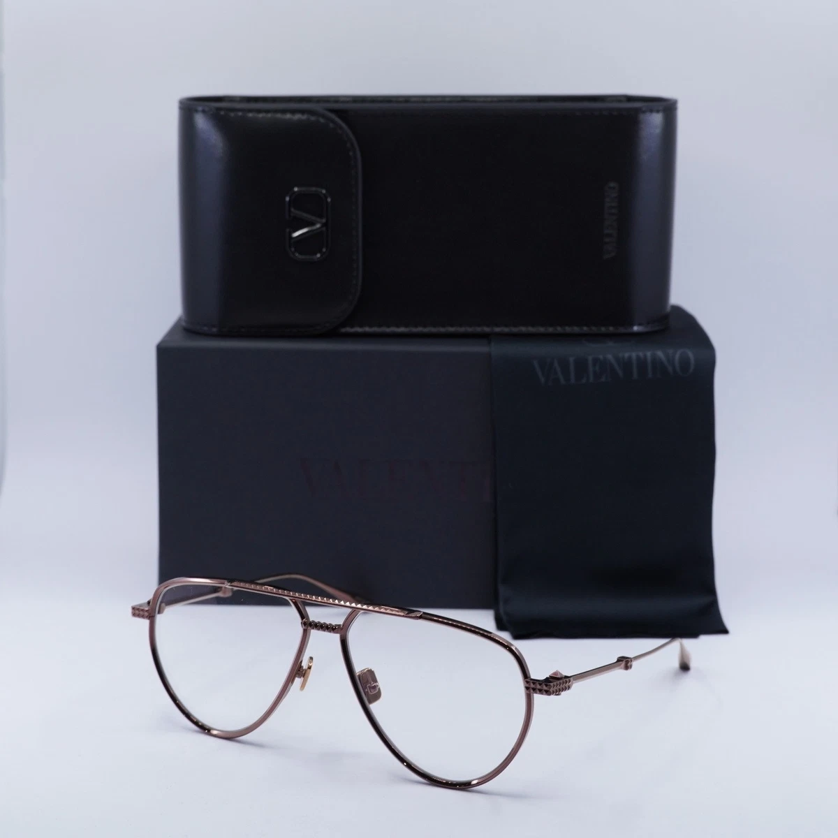Valentino Pink Metal Eyeglass Frames for sale | eBay display picture 1