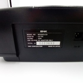 Neo Geo CD Console Top Loader SNK Controller Game Japanese Excellent Condition