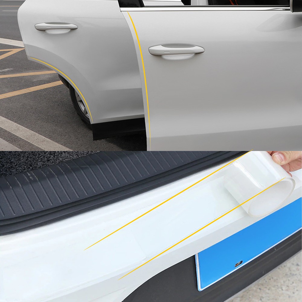 10ft Sill Protector Scuff Car Auto Door Plate Anti-Sticker Scratch Bumper Strip