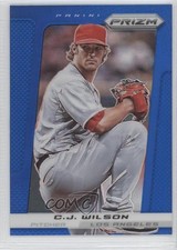 2013 Panini Prizm Wal-Mart Blue Prizm CJ Wilson #157 1n0