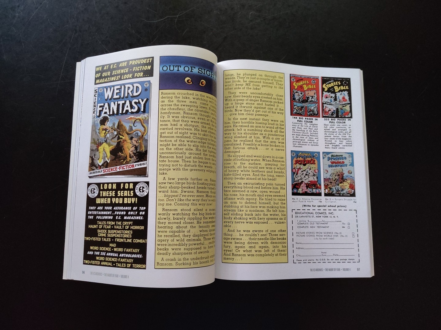 EC Archives: The Haunt of Fear vol 4 1st Dark Horse paperback 2024 Ingels Kamen