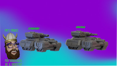 Bulwark Alternate Vehicle Model For Battletech 6mm-10mm-15mm