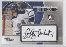 2007-08 ITG Heroes and Prospects Auto Colten Teubert #A-CT Auto 0c2