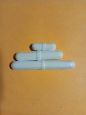 LOT OF 3 ASSORTED MAGNETIC BAR STIRRERS 1, 1.75 & 2.5" LONG 0.37" OD