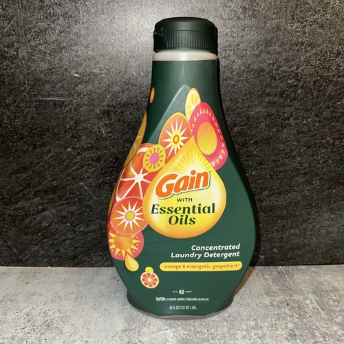 Gain Essential Oils Concentrated Laundry Detergent Orange & Grapefruit, 42 fl oz
