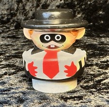 Vintage 1991 Fisher Price Chunky Little People 2552 McDonalds Hamburglar Figure