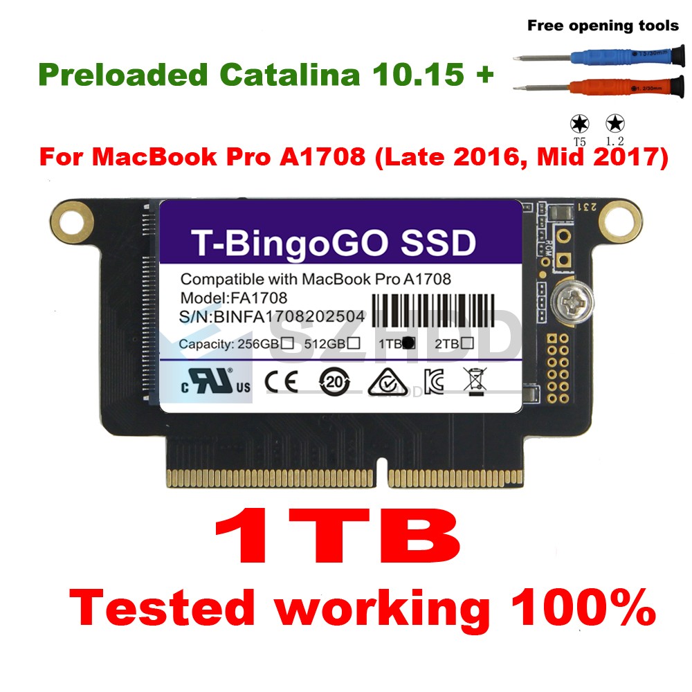 NEW 1TB SSD For Macbook Pro Retina 13.3