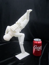 Floating Astronaut Model Display (3d Printed White) 2001 A Space Odyssey
