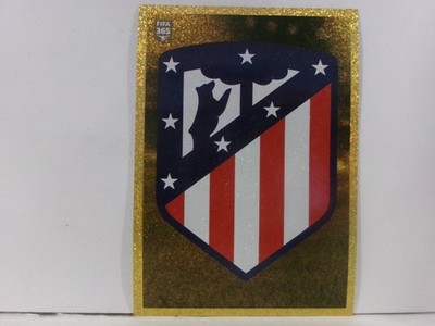 2020-21 Fifa 365 Stickers The Golden World of Football BADGE -ATLETICO DE MADRID