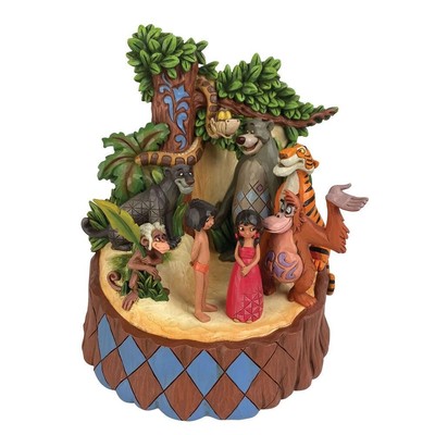 Jim Shore Disney Traditions Dschungelbuch auswendig geschnitzt - 6010085 - Neu
