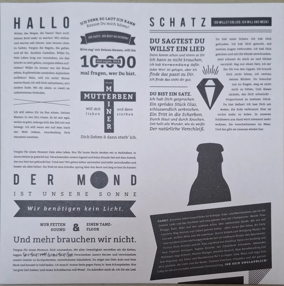 Heisskalt EP Mit Liebe Gebraut Vinyl Schallplatte Heißkalt Limitiert 428/500 Rar - Bild 4 von 4