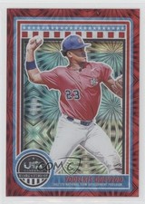 2025 Panini Stars and Stripes Red Fireworks /225 Yodelkis Quevedo #132 1id5